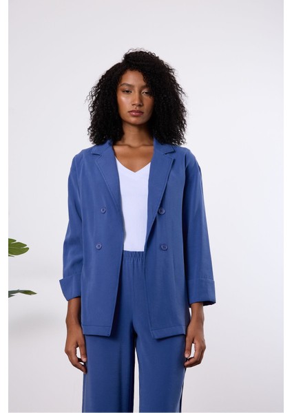 Indigo Regular Astarsız Mevsimlik Ceket