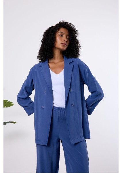 Indigo Regular Astarsız Mevsimlik Ceket