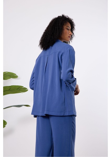 Indigo Regular Astarsız Mevsimlik Ceket