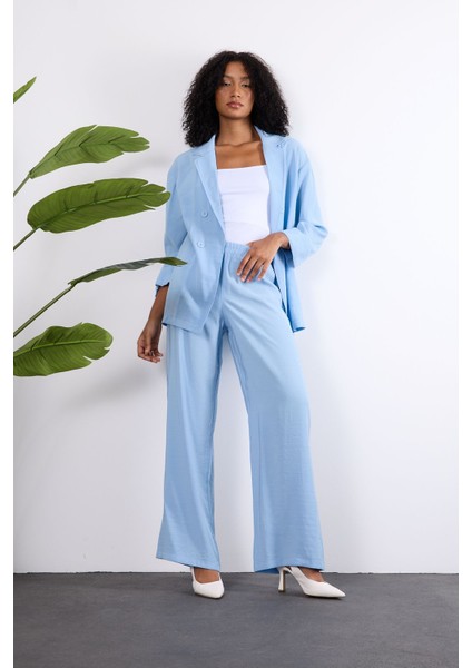 Bebe Mavisi Regular Astarsız Mevsimlik Ceket