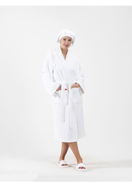 CottonVerse Saç Kurulama Bonesi – %100 Pamuk , Fiyonklu