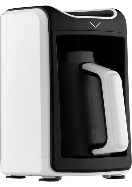 Beyaz Sade Kahve Makinesi, Kolay Kullanım, Şık Tasarım ve Pratik Kahve Hazırlama fiyatları