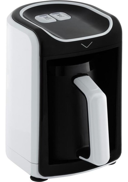 Beyaz Sade Kahve Makinesi, Kolay Kullanım, Şık Tasarım ve Pratik Kahve Hazırlama modelleri