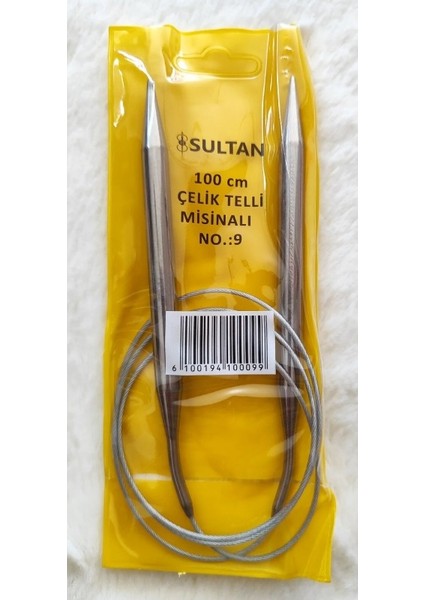 Çelik Telli, Misina Şiş (100 Cm) - 9 No