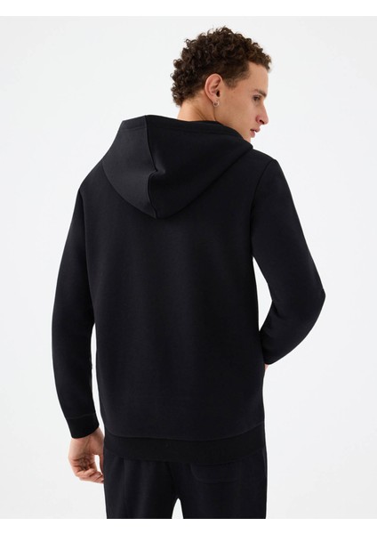 Regular Fit Siyah Erkek Sweatshirt LF2034270 modelleri