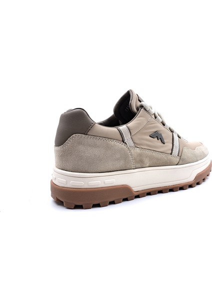 Mrcomen M22492 Hakiki Süet Deri ve Kanvas Bej Renk Erkek Sneaker Ayakkabı modelleri