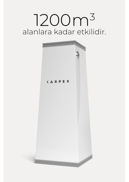 Auramax Pro 1200L Geniş Alan Koku Makinesi Beyaz ve Cute Auramax Koku Kartuşu 250 ML Seti