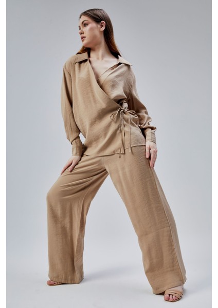 Vizon Regular Bağlama Detaylı Gömlek