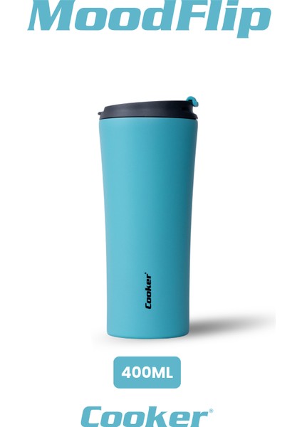 400 ml 304 Paslanmaz Çelik Termos – Çift Kat, Sızdırmaz, 6 Saat Sıcak & 24 Saat Soğuk