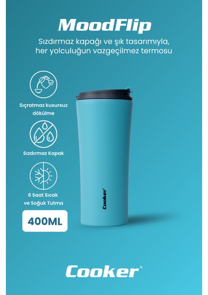 400 ml 304 Paslanmaz Çelik Termos – Çift Kat, Sızdırmaz, 6 Saat Sıcak & 24 Saat Soğuk fiyatları