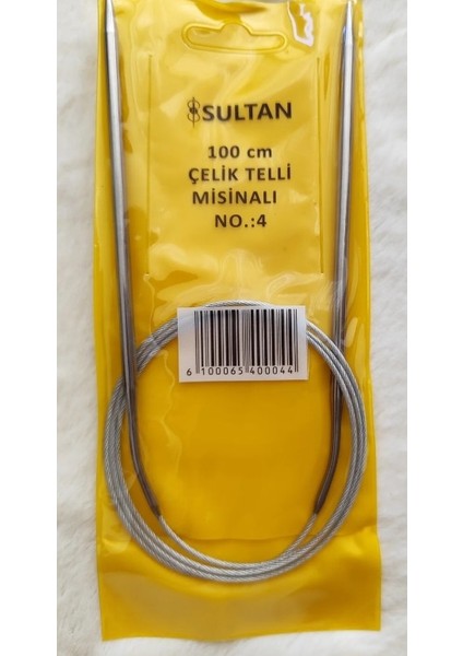 Çelik Telli, Misina Şiş (100 Cm) - 4 No