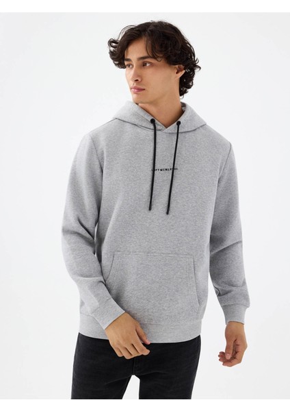 Regular Fit Gri Erkek Sweatshirt LF2034269