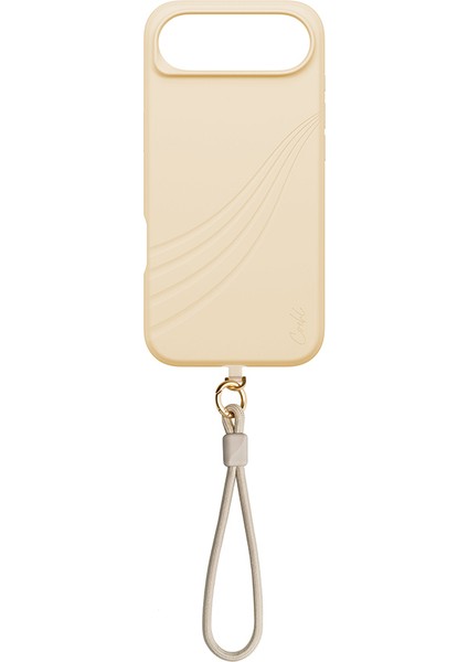 iPhone 17 Air Uyumlu Kılıf M-Safe Şarj Özellikli Soft Arka Yüzey Askı Ipli Coehl Serina Kapak Krem fiyatları