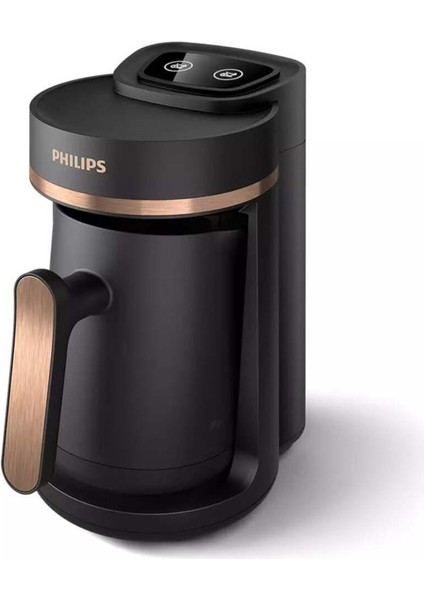 Siyah ve Bakır Renkli Türk Kahvesi Makinesi HDA150/60, Şık ve Kullanışlı Tasarım