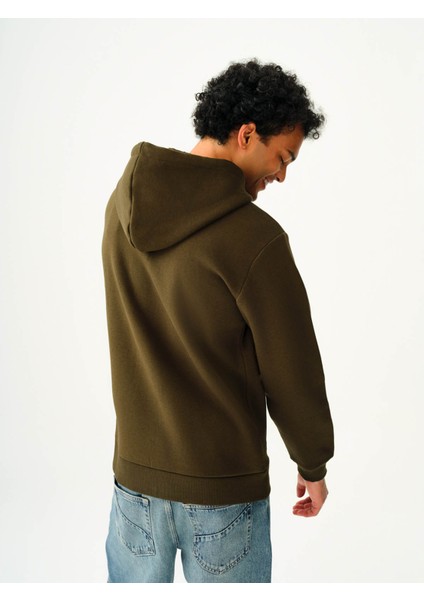 Regular Fit Haki Erkek Sweatshirt LF2034270 fiyatları