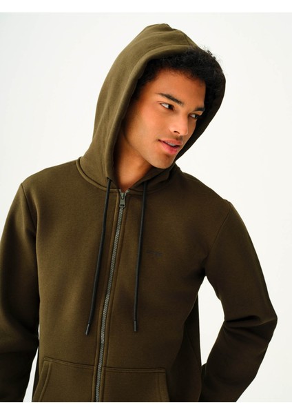Regular Fit Haki Erkek Sweatshirt LF2034270 modelleri