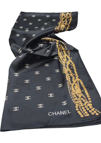 C Desen Incili Model Vual Ipek Şal Siyah fiyatları