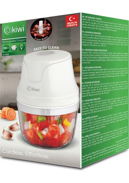 KC-8203 Şarjlı Pratik Rondo Beyaz, Kolay Kullanımlı ve Hafif Tasarım fiyatları