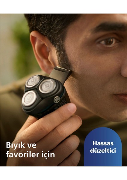 Ince ve Hassas Tıraş Makinesi, Kuru ve Islak Kullanım, Şık Beyaz Tasarım fırsatları