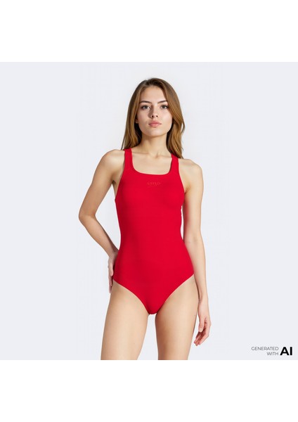Eco End Medalist Kadın Kırmızı Mayo.- fırsatları