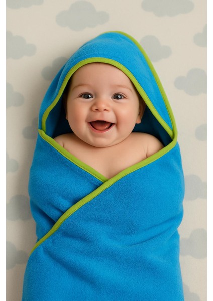 CottonVerse Yeni Doğan Kapüşonlu Havlu Kundak – Hipoalerjenik %100 Pamuk indirimleri