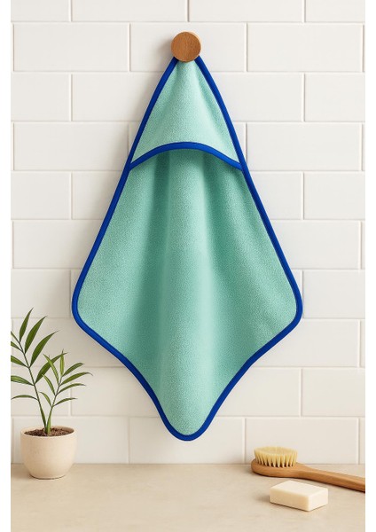 CottonVerse Yeni Doğan Kapüşonlu Havlu Kundak – Hipoalerjenik %100 Pamuk