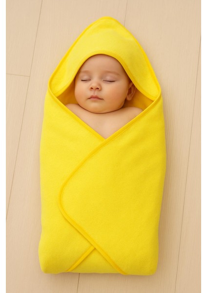 CottonVerse Yeni Doğan Kapüşonlu Havlu Kundak – Hipoalerjenik %100 Pamuk indirimleri