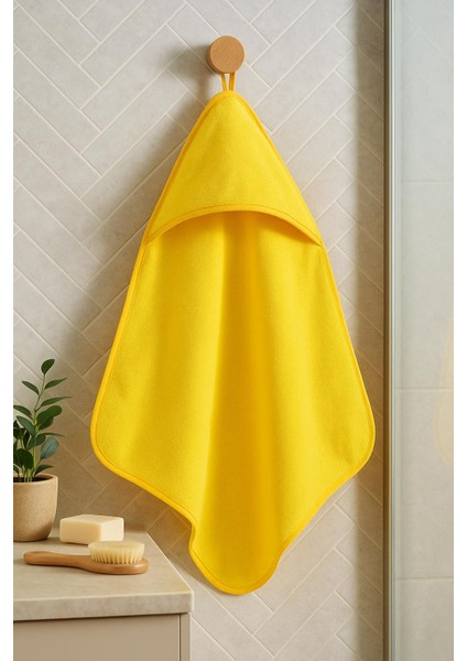 CottonVerse Yeni Doğan Kapüşonlu Havlu Kundak – Hipoalerjenik %100 Pamuk