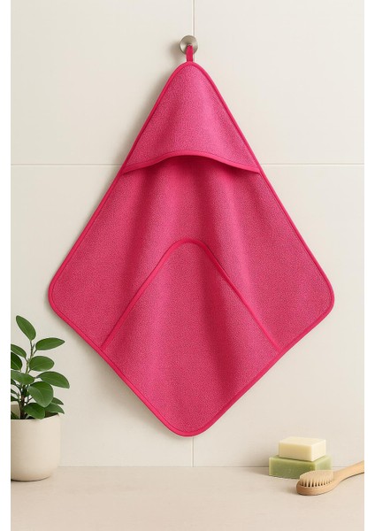 CottonVerse Yeni Doğan Kapüşonlu Havlu Kundak – Hipoalerjenik %100 Pamuk