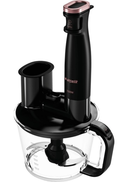 1500W Siyah Blender Seti, Güçlü ve Şık Tasarım indirimleri