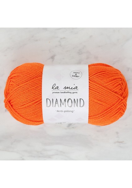 La Mia Diamond Turuncu El Örgü Ipi - L012 - 34259