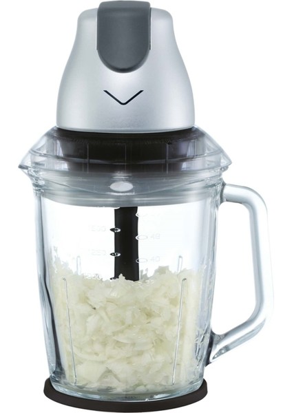 Gri 4 Bıçaklı Doğrayıcı, Pratik ve Kullanışlı Mutfak Asistanı fırsatları