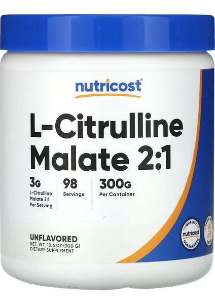 cost L-Citrulline Malate 2:1 Powder 300 Grams 98 Servis