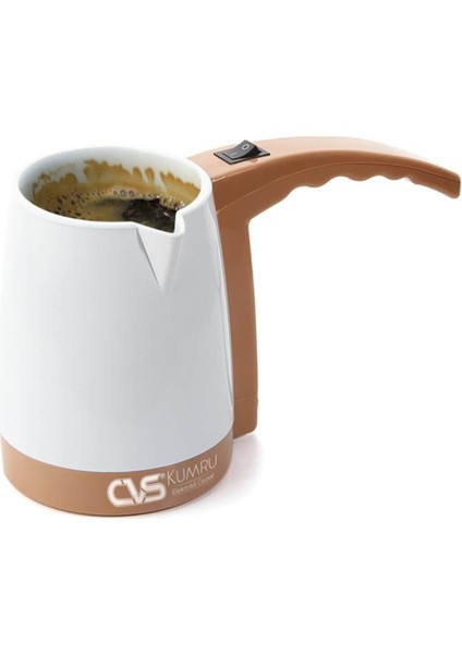 Bej Elektrikli Cezve, Hızlı ve Pratik Kahve Hazırlama Aracı