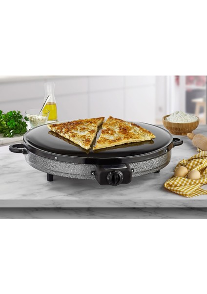 Elektrikli Katmer ve Gözleme Sacı, Termostatlı, Büyük Boy 50 Cm, 2000W modelleri