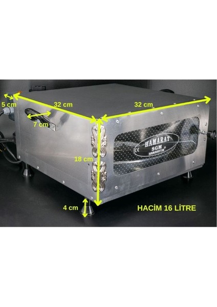 Pratik Mini Fırın 2000W Çift Rezistans, Lahmacun, Pide, Pizza, Tavuk, Et, Bazlama fiyatları