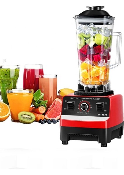 Çok Fonksiyonlu 4500 W Profesyonel Bar Blender, Renk Seçenekleriyle Sunulur
