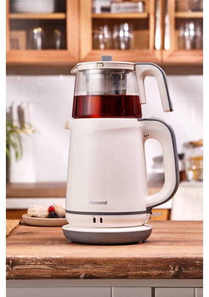 Krem Renkli 1745H Çay Makinesi, Hızlı ve Kolay Çay Demleme Keyfi fiyatları