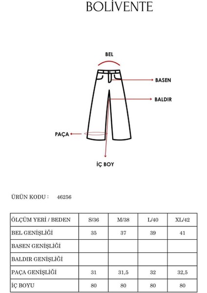 Kahverengi Geniş Paça Dokuma Pantolon