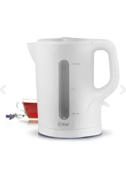 Beyaz 1.7 L Elektrikli Kettle, Pratik ve Şık Tasarım, Hızlı Isıtma Özellikli fırsatları