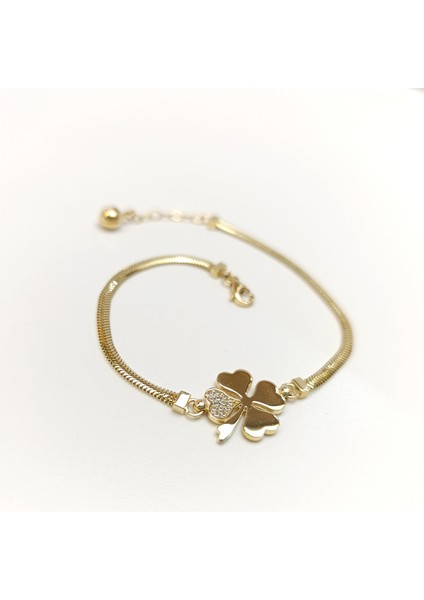 Yonca Bileklik Künye 14 Ayar Altın Hd Videolu fiyatları