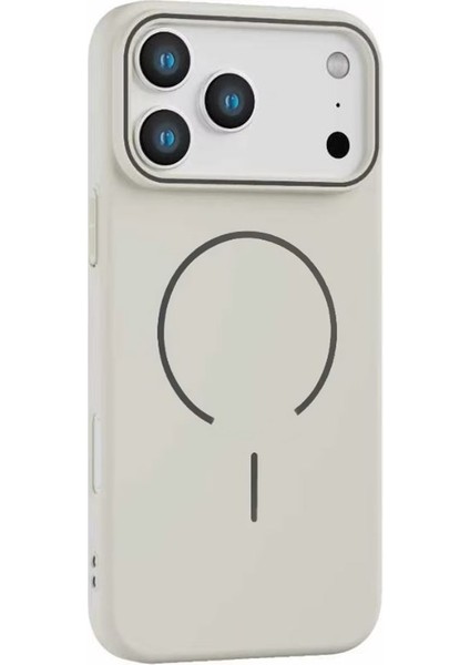 Iphone 17 Pro Max Kılıf Ruby Magsafe Şarj Özellikli + Ekran Koruyucu