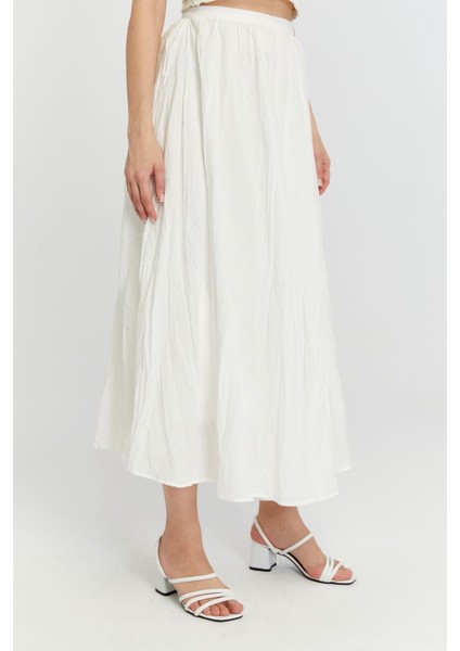 Ekru Krinkıl Vual Etek
