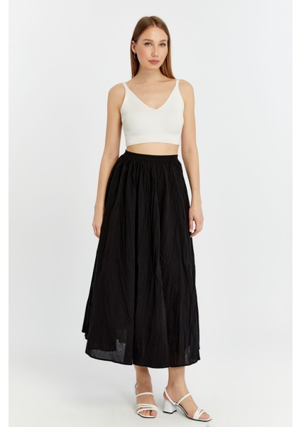 Siyah Krinkıl Vual Etek