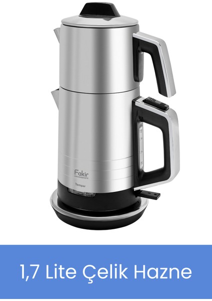 Inox Temper Çay Makinası, Şık ve Dayanıklı Ev ve Ofis Için Ideal Seçim