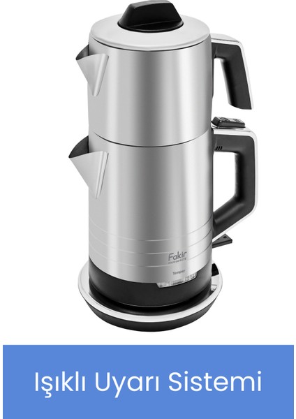 Inox Temper Çay Makinası, Şık ve Dayanıklı Ev ve Ofis Için Ideal Seçim indirimleri