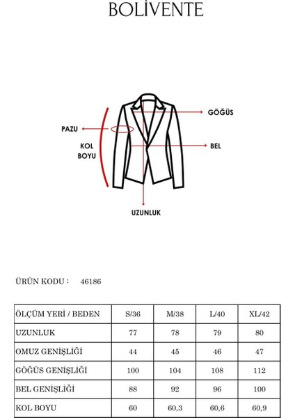 Kadın Oversize Astarlı Dokuma Blazer Ceket