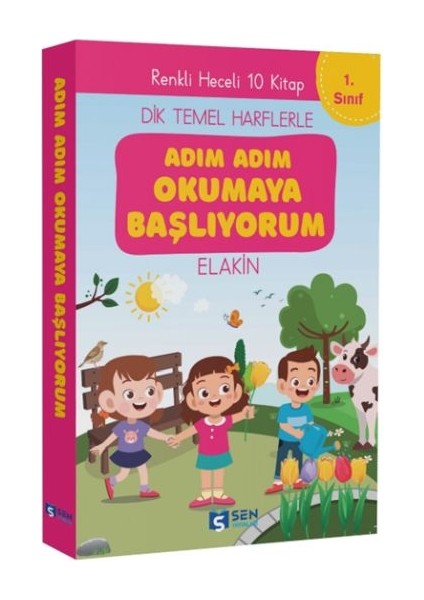 Adım Adım Okumaya Başlıyorum Ilk Okuma Kitapları Set (10 Kitap)