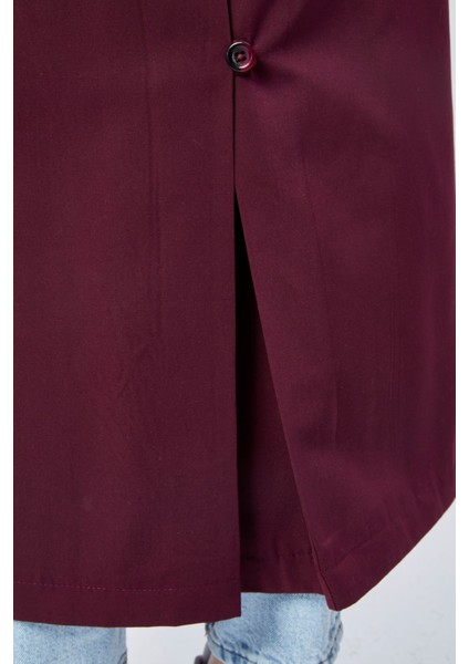 Kadın Oversize Astarlı Trençkot