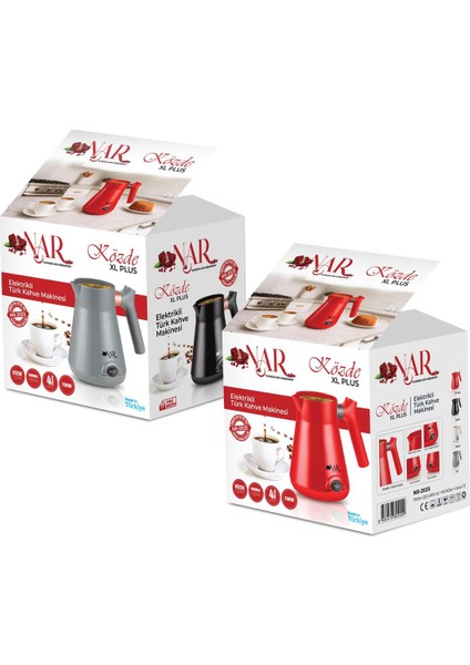 Gri Közde Elektrikli Türk Kahve Makinesi, Pratik ve Şık Tasarım